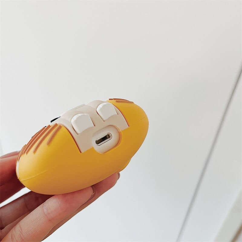 Anti-lost cat shaped Airpod case for wireless earphones
