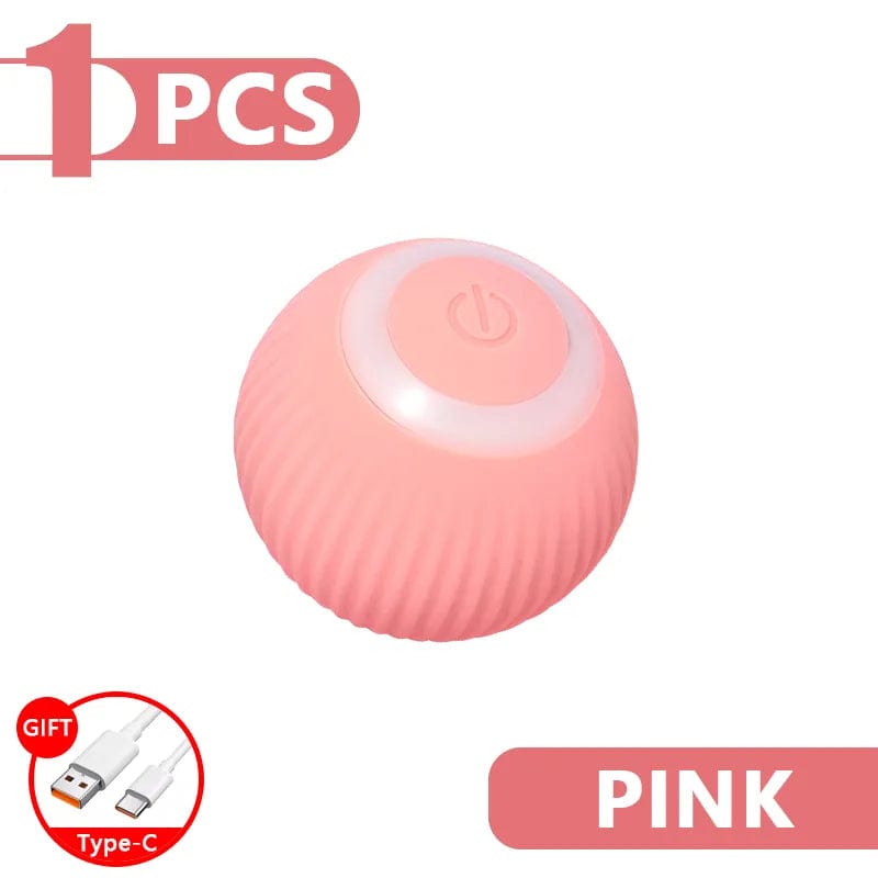 Battery-free rechargeable smart cat ball for kittens