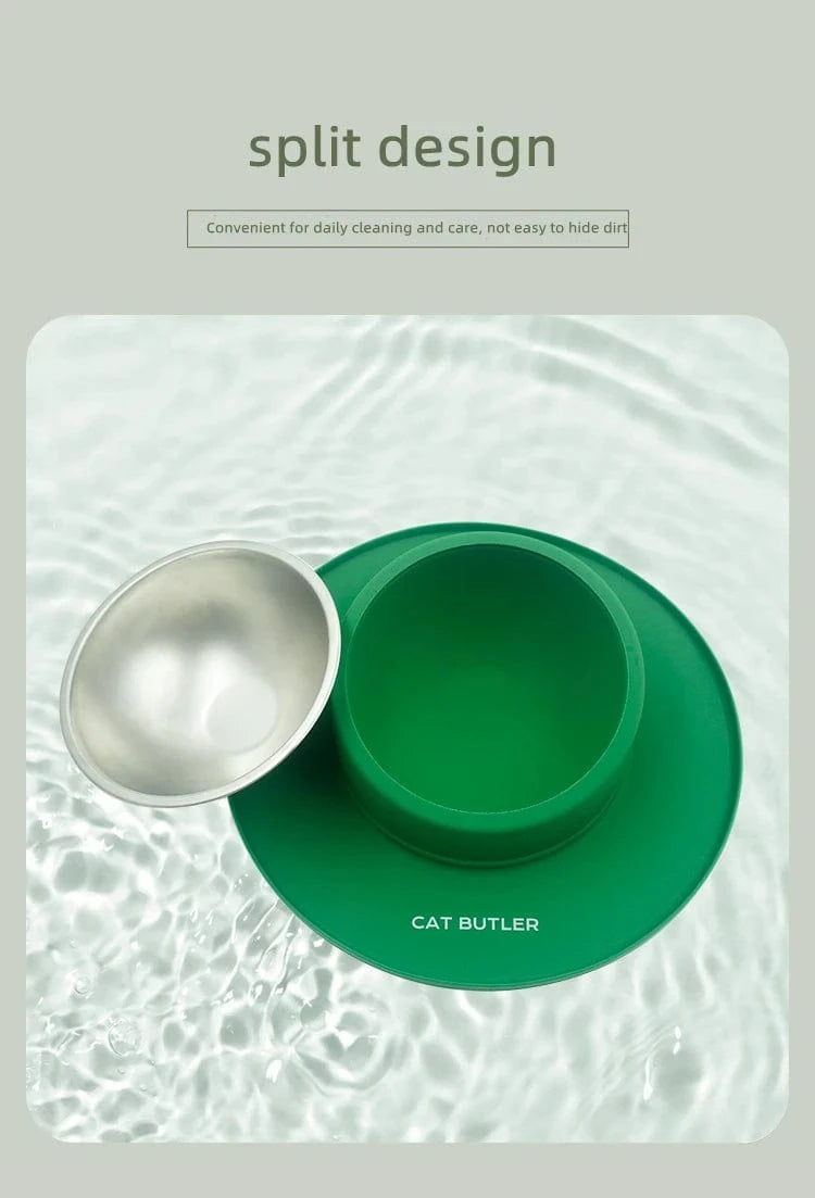 Best elevated non-slip cat bowls for reducing neck strain