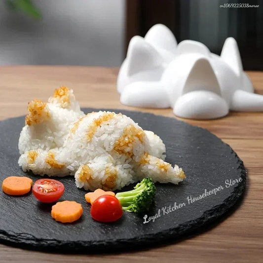 Cat-Shaped Rice Sushi – Cute Food Presentation