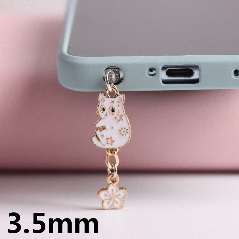 Cat lover's phone dust protection accessory