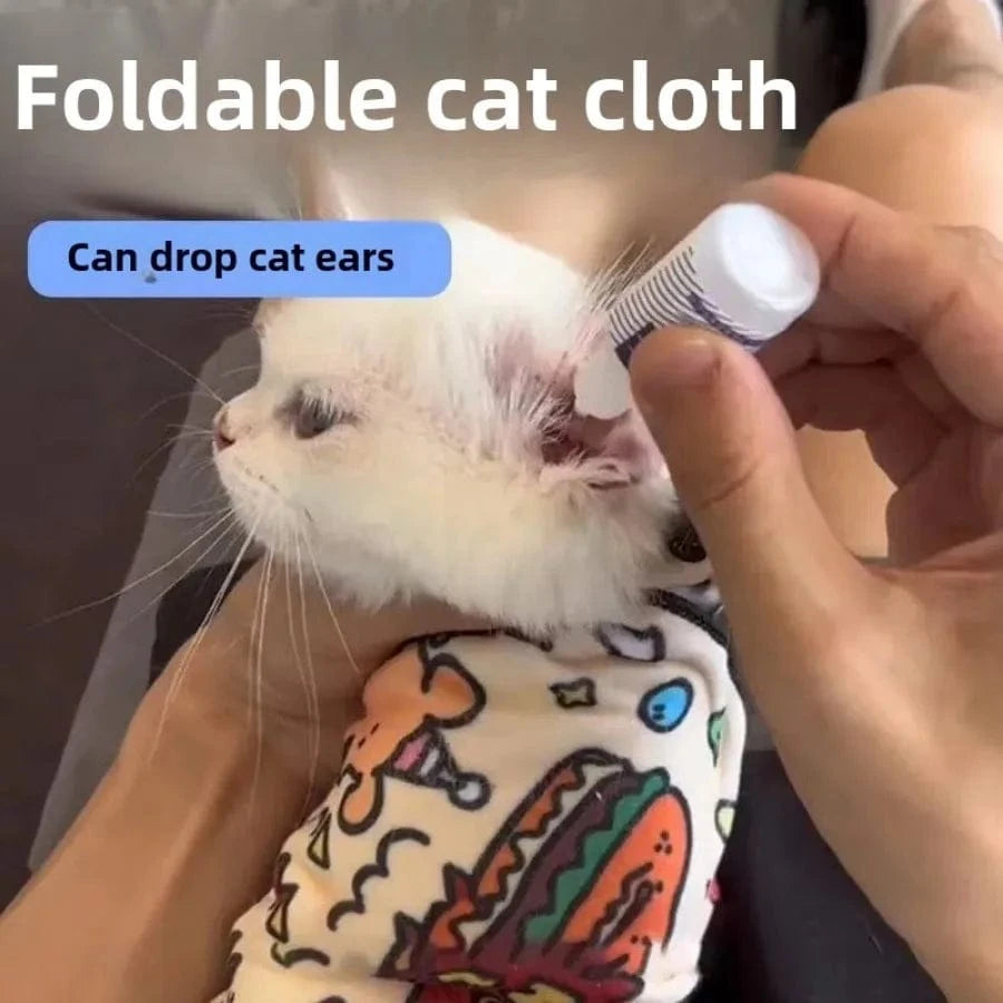 Comfortable wrap blanket for kittens and senior cats