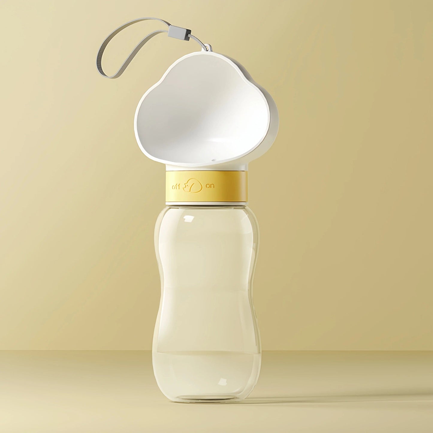 Compact cat feeder bottle for hiking and travel