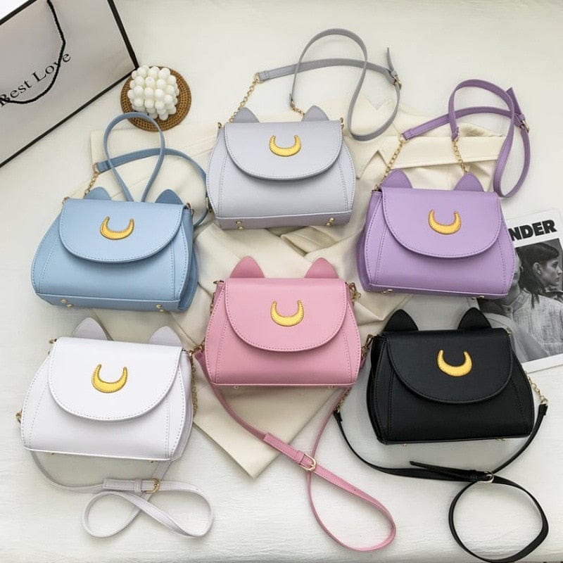 Elegant Sailor Moon cross-body purse for formal occasions