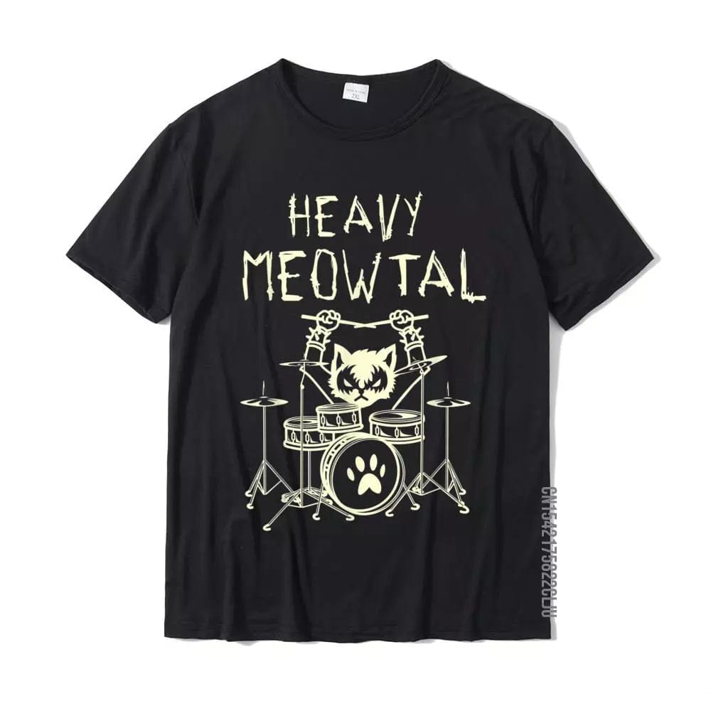 Heavy Meowtal Cat Metal Unisex T-Shirt for cat lovers