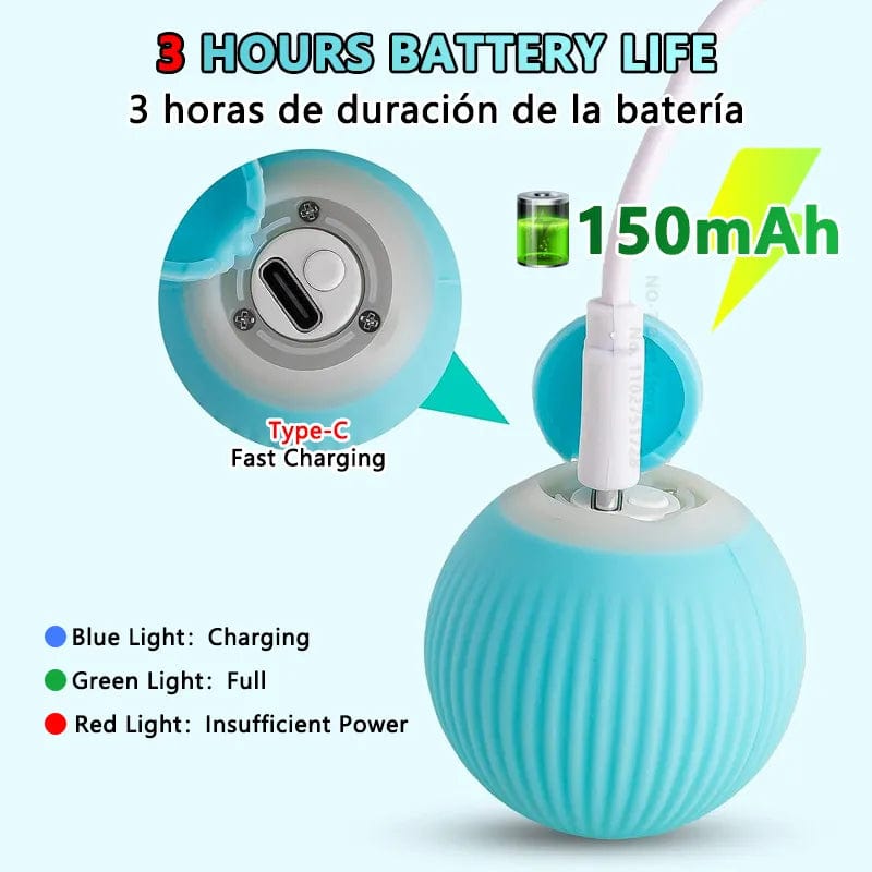 Interactive self-rotating cat toy for boredom relief