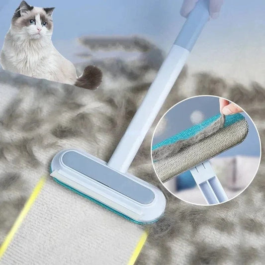 Jumbo cat hair remover for large carpets and couches