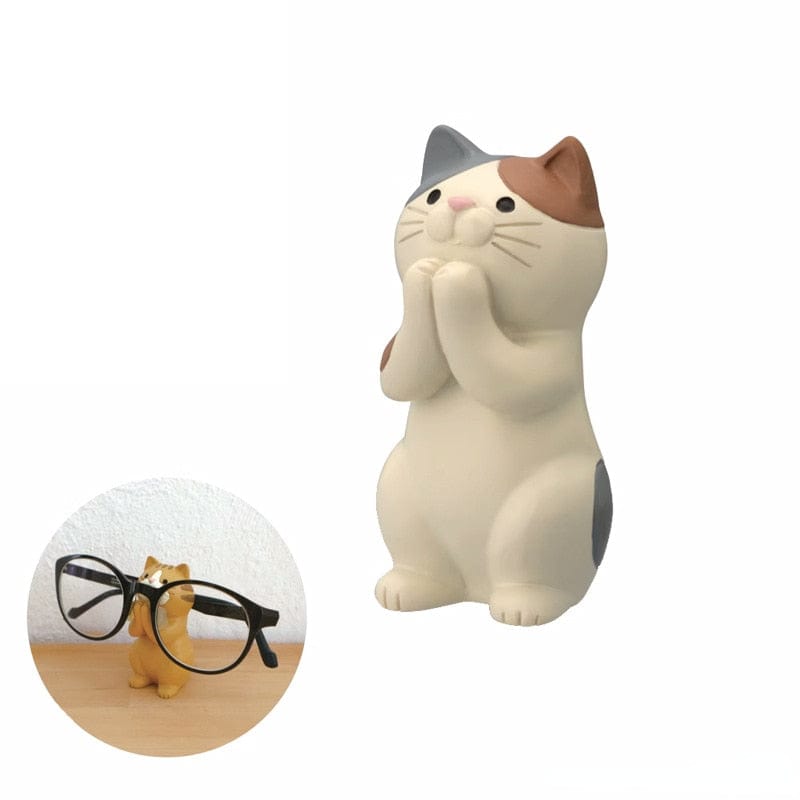 Kawaii Cat Office Desk Organizer – Perfect for Home Office & Cute Workspace Decor