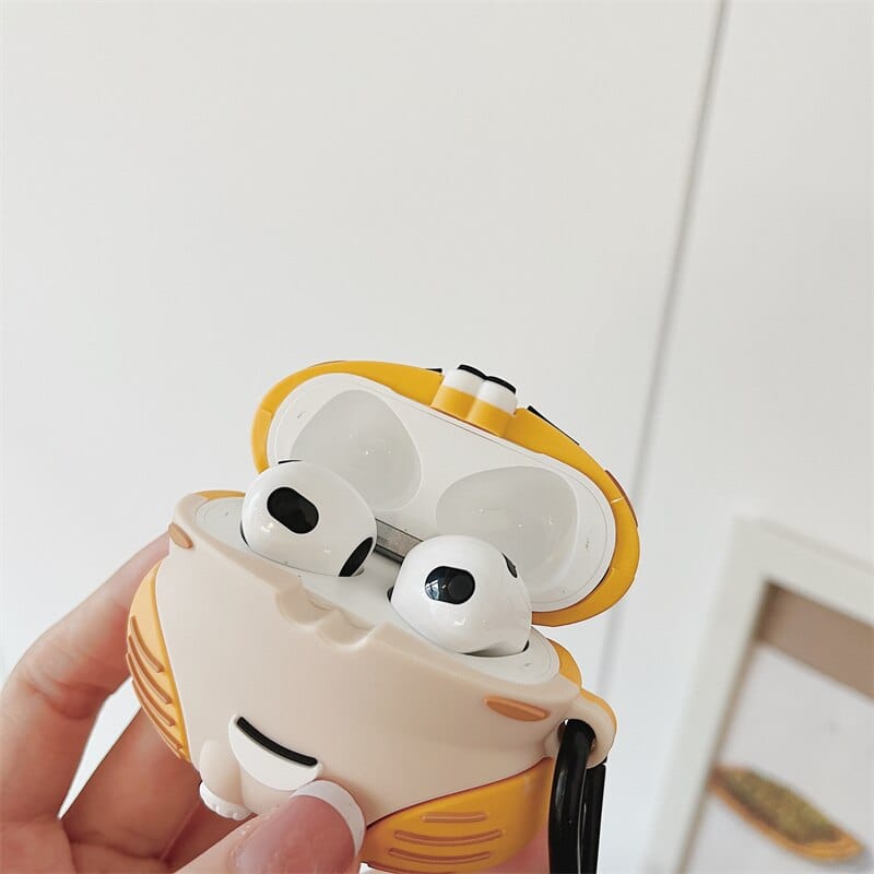 Kawaii cat style Airpod case for Airpods 1, 2, and 3