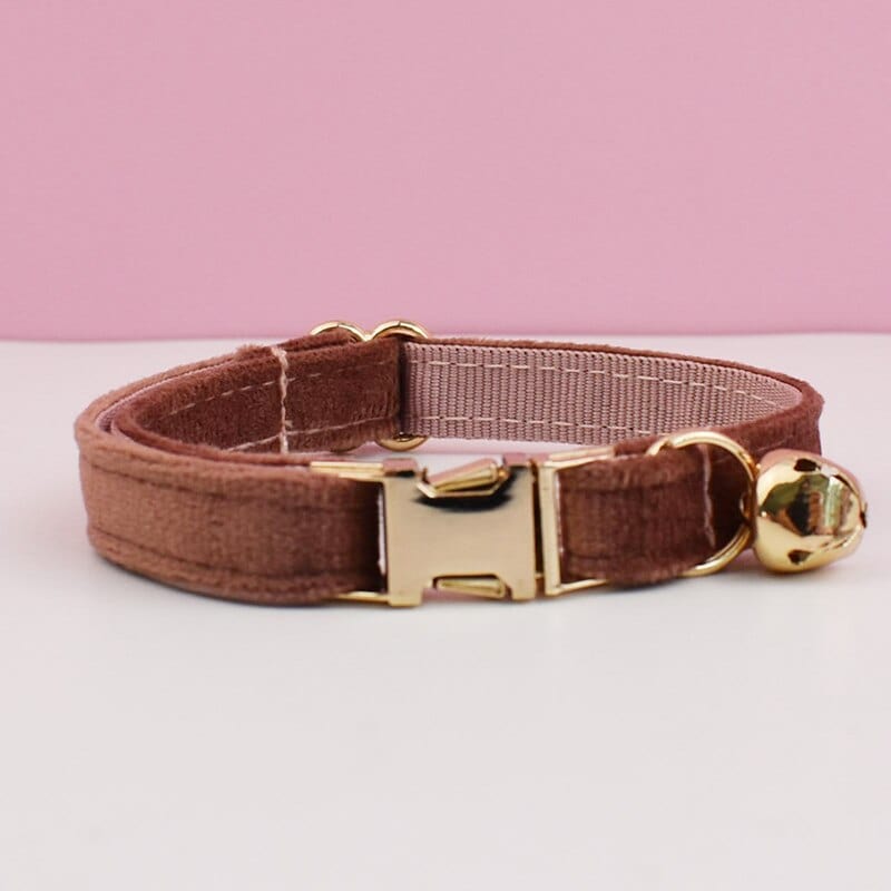 Tailored cat bow-tie collars with name