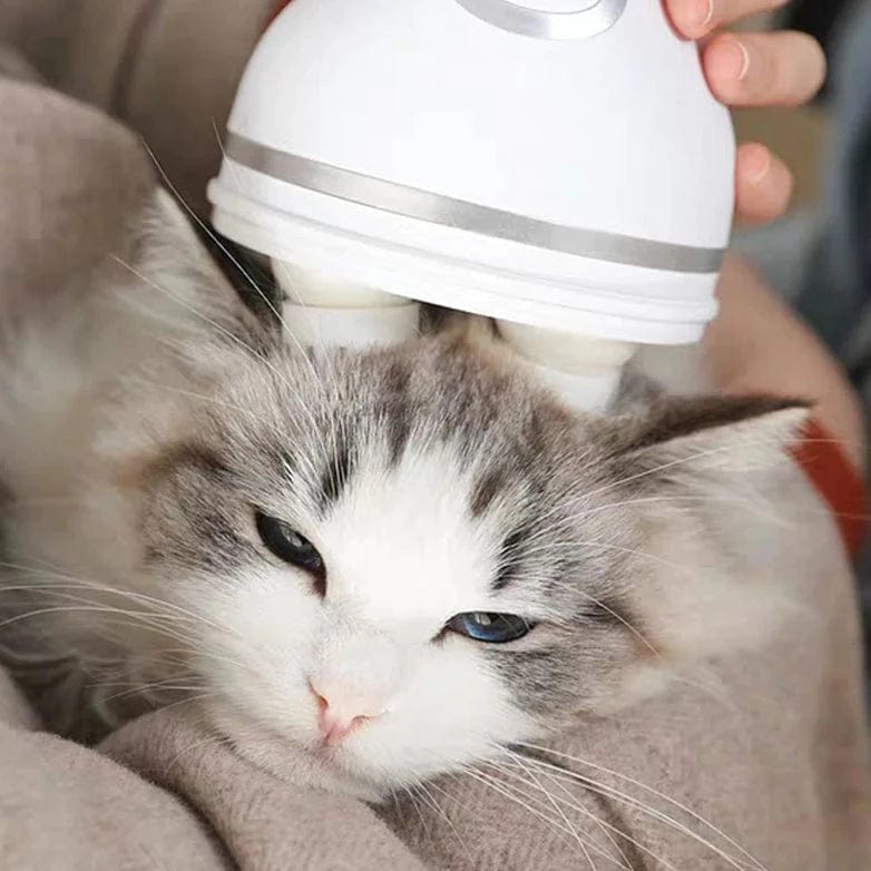 Electric cat massager for purrfect relaxation,Electric Cat Massager Body Massager Health Care Relax Shoulder Neck Deep Tissue Head Scalp Massage Kneading Vibrating Device