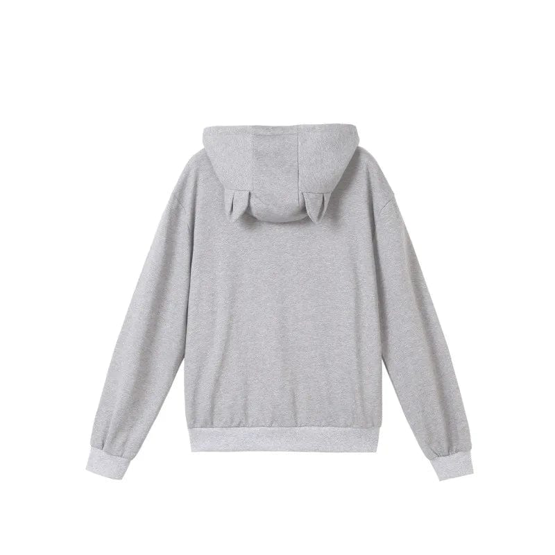 Pullover Mesh Pocket Cat Hoodie