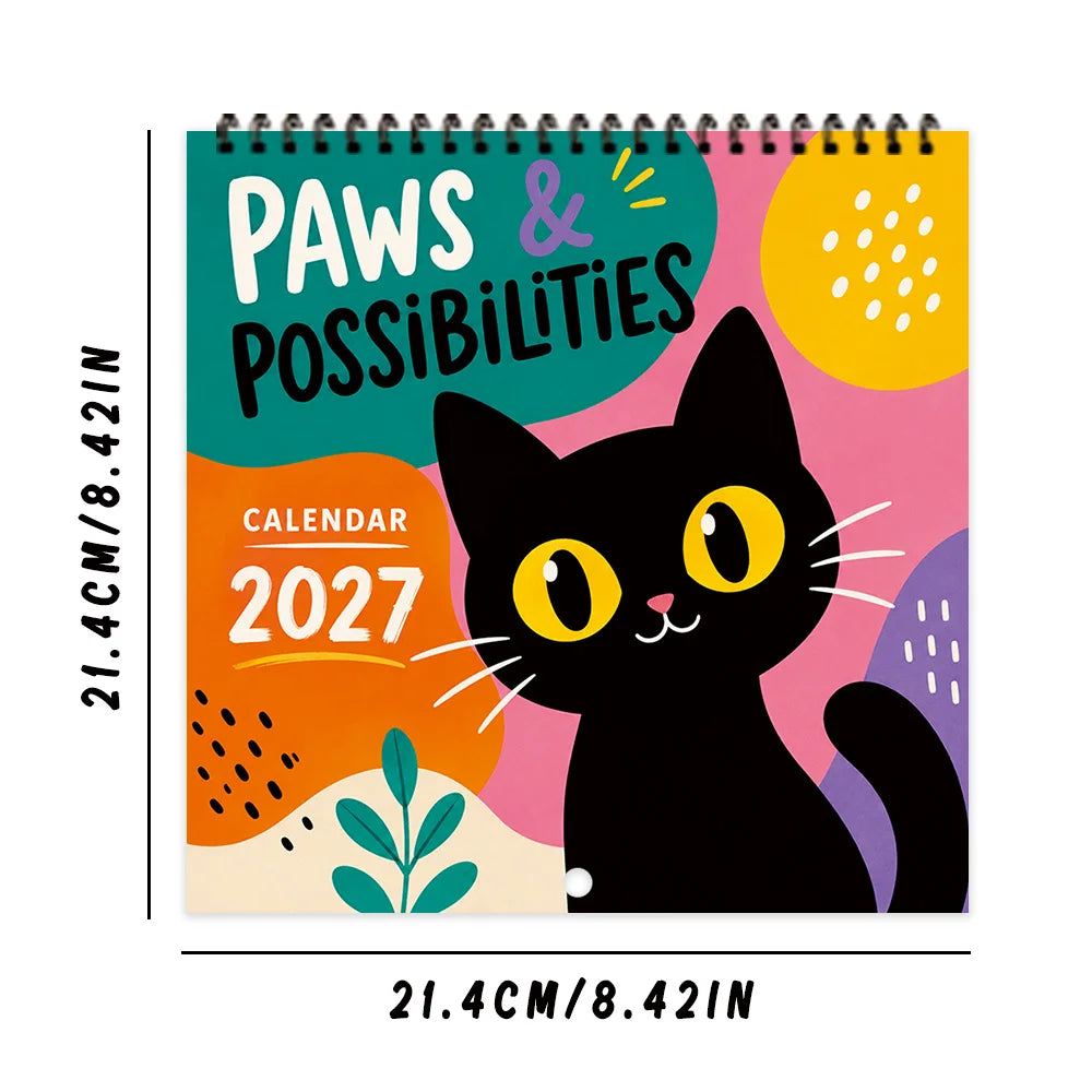 Paw Possibilities 2027 Cat Calendar