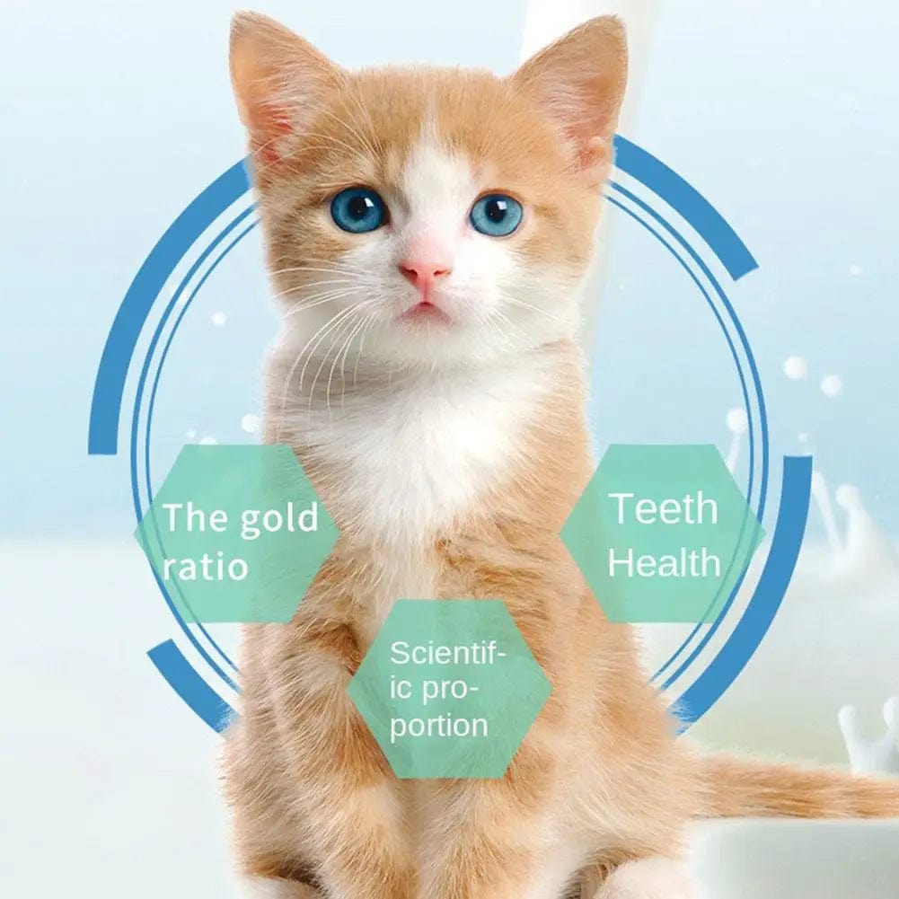 Safe non-toxic cat grass teething stick for healthy teeth cleaning