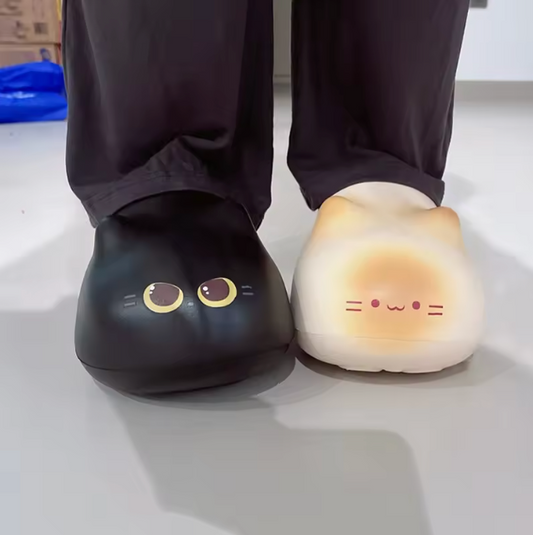 Waterproof Cat Slippers Paw Prints