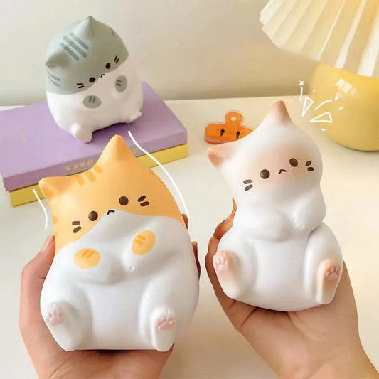 Slow rebound decompression stress relief cat toy