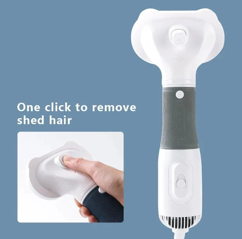 Travel-friendly 3-in-1 pet hair drying solution
