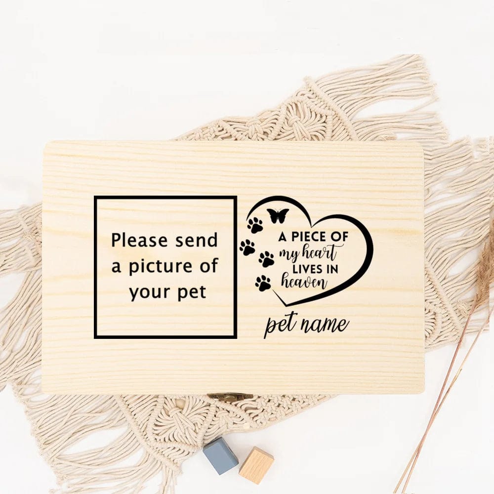 Unique personalized cat funeral box for pet owners
