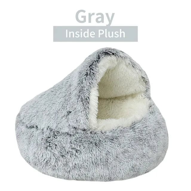 cat plushy winter bed for extra comfort
