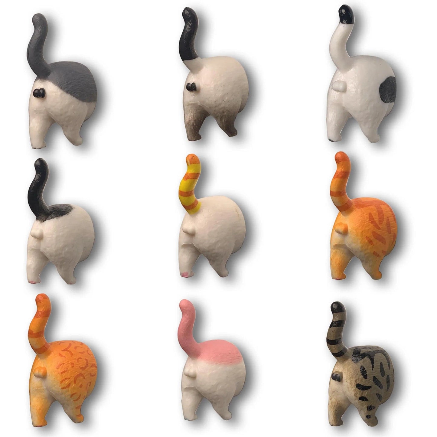 durable resin cat butt magnets for kitchen fridge