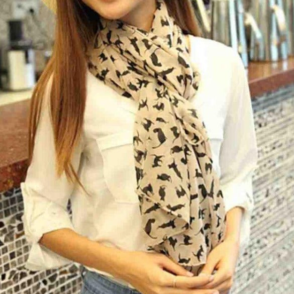 best cat print scarf cat pattern scarf