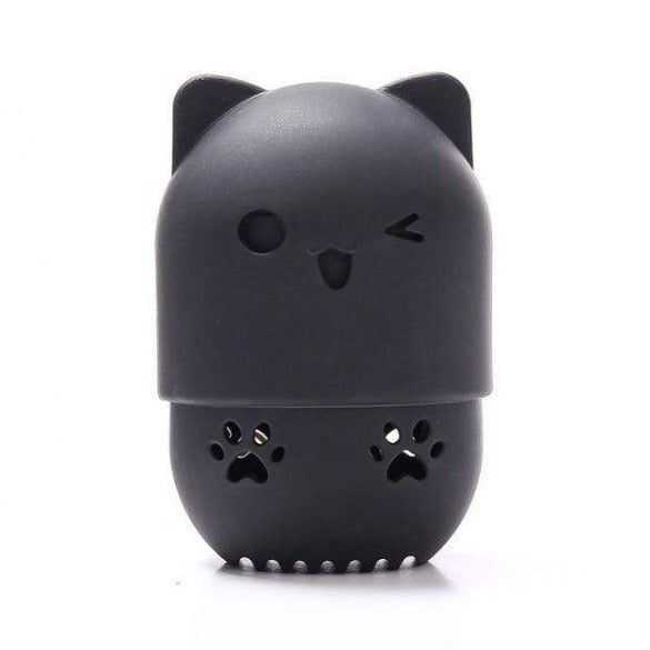 Beauty Sponge Blender Holder Cat-shaped beauty blender silicon case