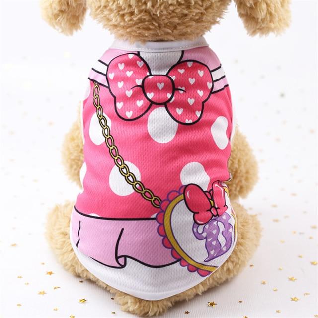 Cat sleeveless vest for warm weather cat clothes vest