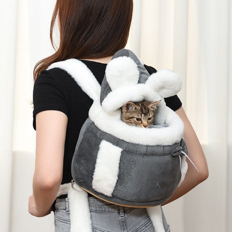 Cosy cat backpack for warmth Shop Warm Cat Pet Sling Carrier