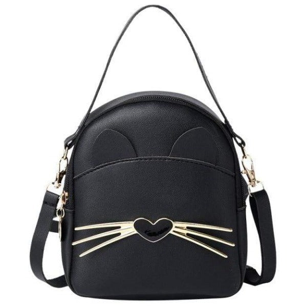 designer cat handbags Cute Kitty Leather Purse & Handbag For Women