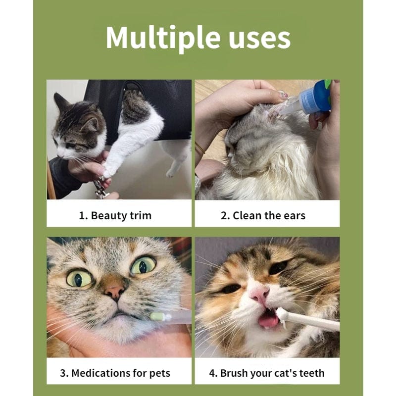 Gentle cat grooming set for sensitive cats cat trimming nails