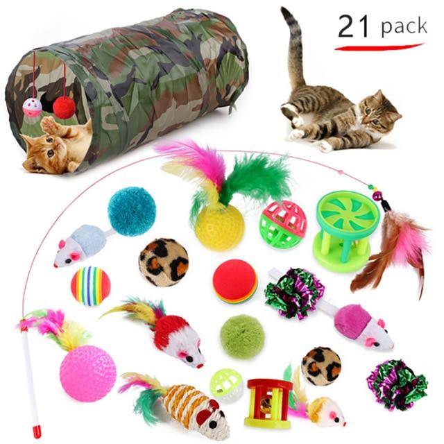 Cat Tunnel, S-Shape Cat Tunnel Pet Tube Collapsible Play Toy Indoor Outdoor Toys for Exercising Hiding Training and Running Cat Puzzle tunnel for cats play