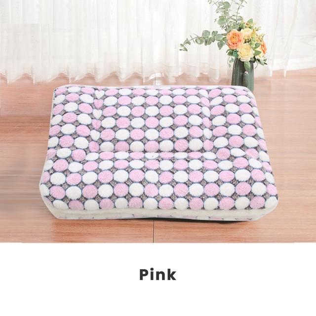 Soft Flannel Thickened Pet Soft Fleece Pad Blanket Bed Mat For Puppy Dog Cat
