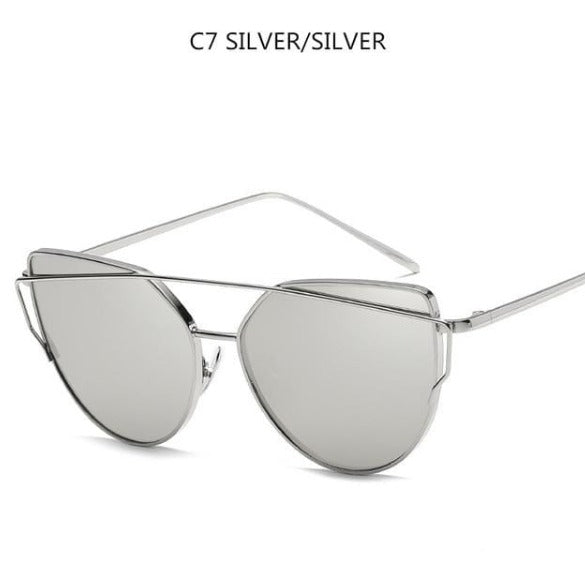 square cat eye sunglasses