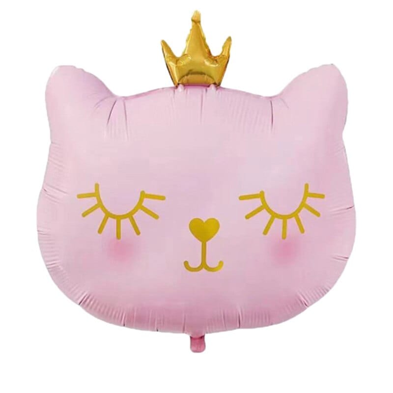 Whimsical cat birthday party decorations