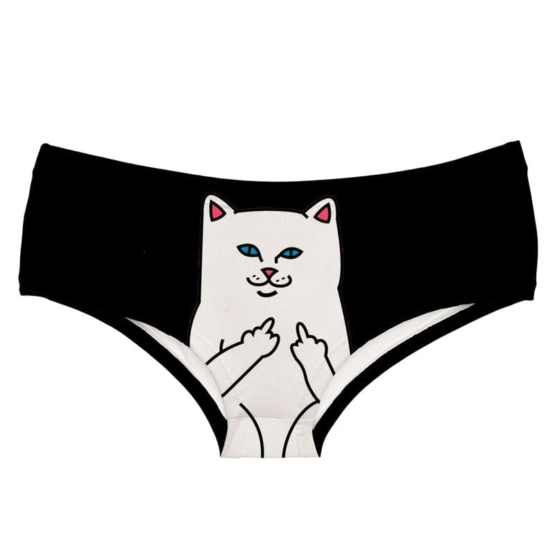 Amusing 3D cat-themed boxers