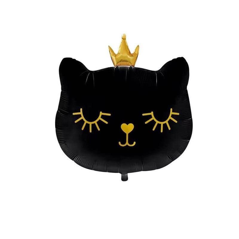 Cat lover's birthday party balloons