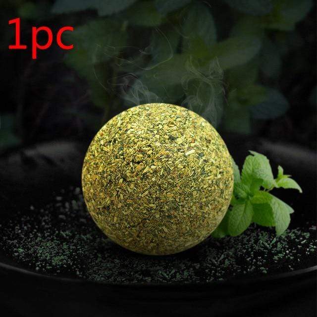 NATURAL CAT TOY Catnip Pet Cat Natural Catnip Treat Ball Funny Playing Catch Teaser Chewing Pet Catnip Toys
