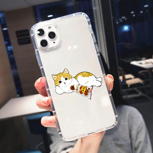 Funny cat phone cases for iPhone cat iphone cover