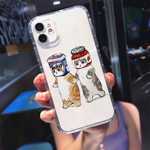 Cat-inspired funny phone covers cases iphone cat