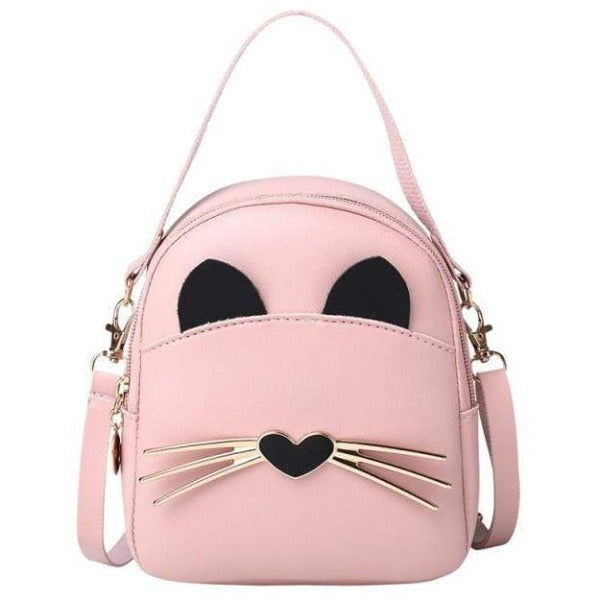 unique cat purses Cute Kitty Leather Purse & Handbag For Women
