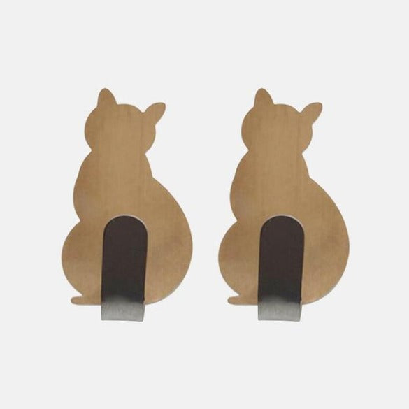 cat key holder for wall hooks stick on