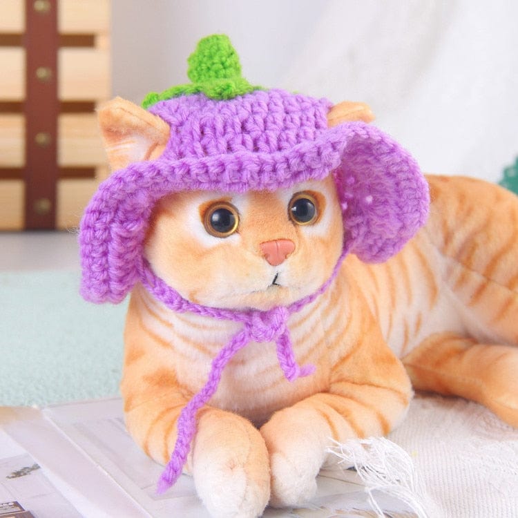 Adjustable cat ear winter beanie fancy hat dogs