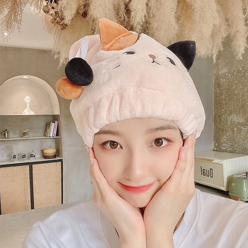 Quick dry towel for feline grooming