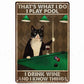 Cute and funny vintage cat plaques