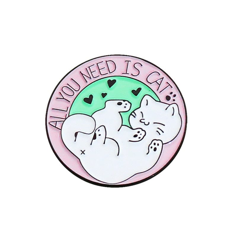 PAWSITIVE cat brooches for a joyful accessory collection