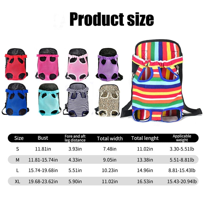 Versatile cat portable backpack carrier for camping and day trips dog carrier bags for chihuahua
