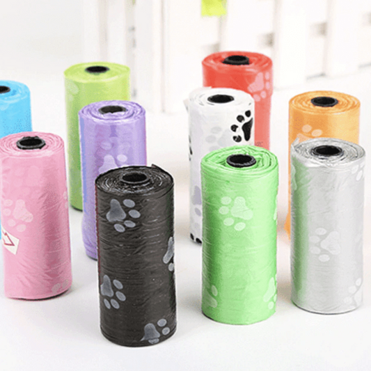 biodegradable,compostable dog & cat poop waste bags