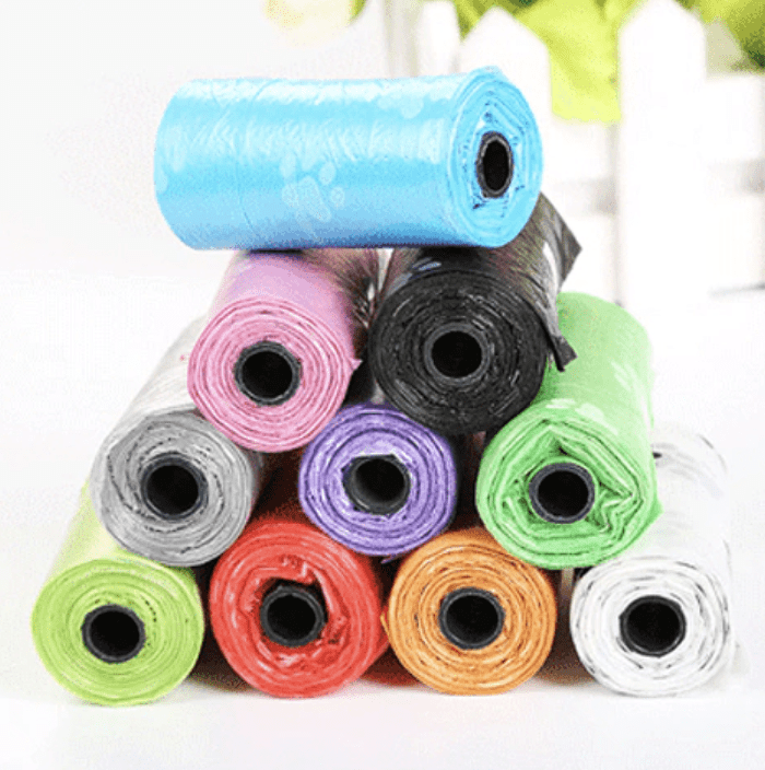 Pet Dog Poop Bags Dispenser Collector Scoop Holder Puppy Cat Pooper Scooper Bag Small Rolls Outdoor Clean Pets Supplies