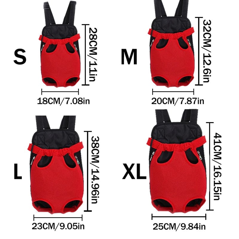 Cat-friendly backpack carrier with adjustable straps and padded interior backpack for dog chihuahua