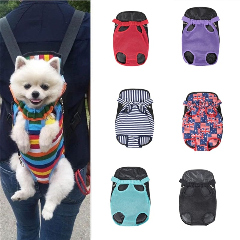 Ventilated cat portable backpack carrier for breathability backpack for dog chihuahua